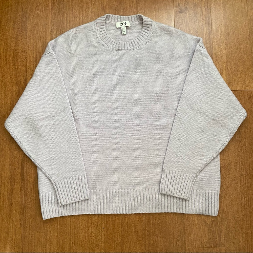 COS Women's Crew Neck Sweater - Lilac